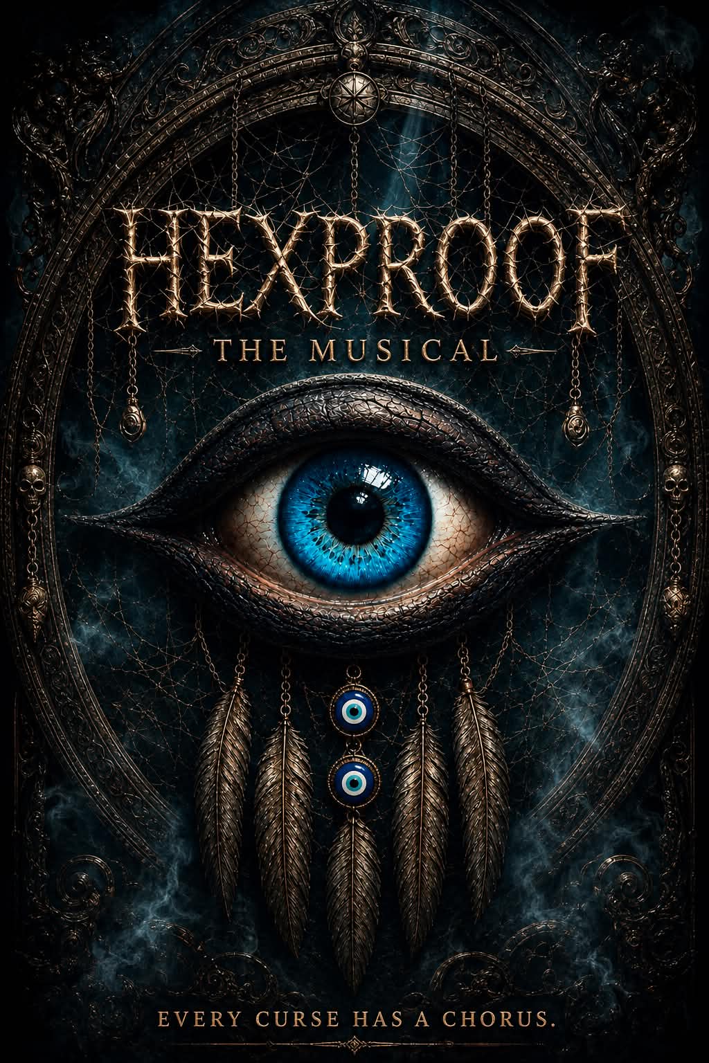 Hexproof The Musical poster — Every curse has a chorus
